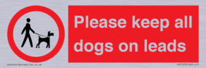 Please keep all dogs on leads